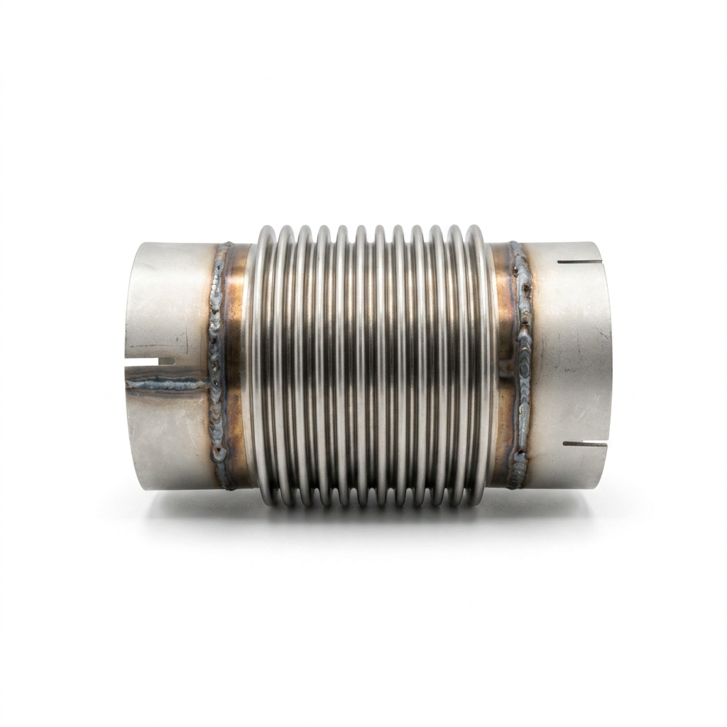 Stainless steel exhaust bellows expansion joint for generators