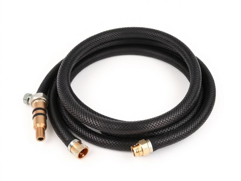 Diesel fuel hoses with fittings for generators