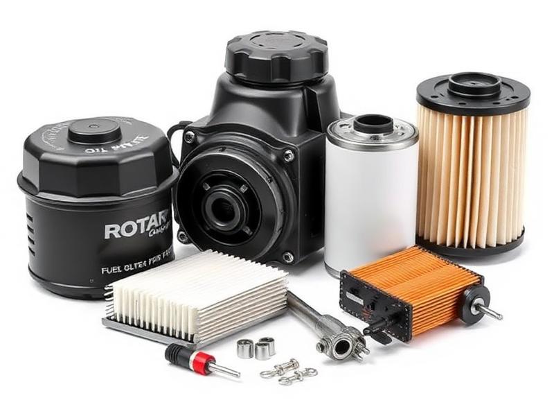 Generator servicing parts kit with oil, fuel and air filters